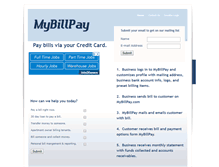 Tablet Screenshot of mybillpay.com